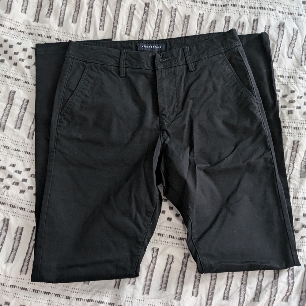 Aeropostale Black Slim Fit Khakis - Never Worn #NWOT